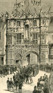 The Visitors Being Introduced To The Dean: Colonial and Indian Visitors at Canterbury, 1886
