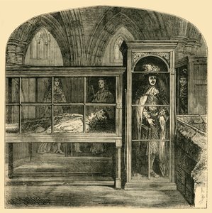 The Wax Figures in Westminster Abbey, 1881