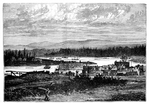 The Western Suburbs of Victoria, Vancouver Island, Canada, c1888