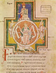 The Wheel of Fortune Rota Fortunae from Carmina Burana by Unbekannt