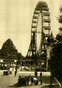 The Wiener Riesenrad, Vienna, Austria, c1935
