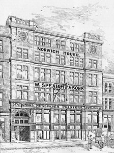 The Works at Norwich Street, 1916 by Unbekannt