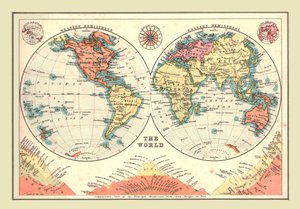The World in Hemispheres, 1902