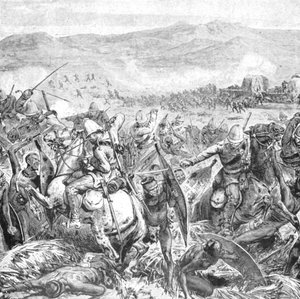 The Zulu War: The Final Repulse of the Zulus at Ginghilovo by Unbekannt