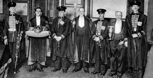 The Annual Ceremony of Electing a New Master to the Saddlers Company, London, 1926-1927