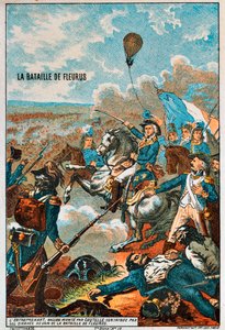 The Balloon Entreprenant, Flown by Coutelle, at the Battle of Fleurus, 1794-1890s by Unbekannt