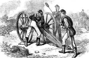 The Battle of Chancellorsville, Virginia, American Civil War by Unbekannt