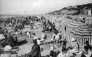 The Beach, Trouville, France, c1920s
