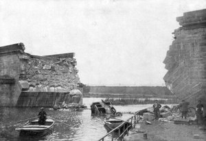 The bridge at Trilport, 1st Battle of the Marne, France, 5-12 September 1914