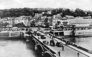 The Bridge on the River Touques, Trouville, France