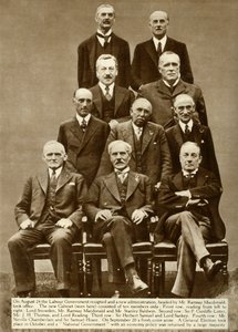The cabinet of Ramsay MacDonald by Unbekannt
