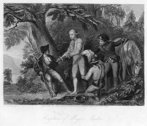 The capture of Major André, 1856