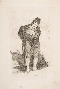 The cloaked man by Unbekannt