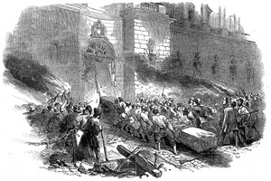 The Crowd Storming the Arsenal in Berlin, Revolution in Prussia, March 1848