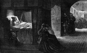 The deathbed of Oliver Cromwell, 3 September 1658