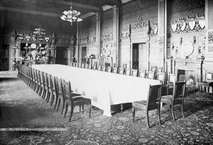 The Dining Room, Viceregal Lodge, India