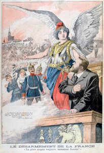 The disarmament of France, the wound always bleeds, Mr Jaures!, 1903 by Unbekannt