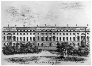 The East Side of Fitzroy Square, London by Unbekannt