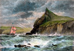 The Entrance to Fowey Harbour, Cornwall, 19th Century by Unbekannt