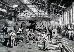 The Erecting Shop of the Baldwin Locomotive Works