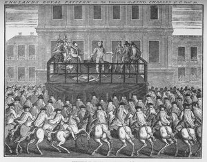 The execution of King Charles I, 30 January 1649