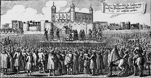The Execution of the Duke of Monmouth, Tower Hill, London, 15 July 1685