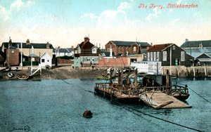 The ferry at Littlehampton, West Sussex, 1907 by Unbekannt