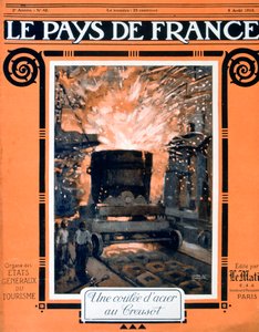 The front cover of Le Pays de France, 5 August 1915 by Unbekannt