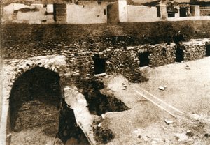 The great terrace on the criptoportico, Pompeii, Italy, c1900s