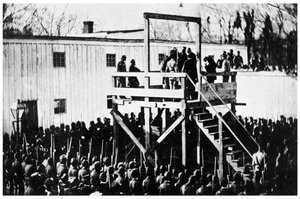 The Hanging of Henry Wirz, Washington DC, USA