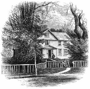 The Home of Amos Benson Alcott, Concord, Massachusetts by Unbekannt