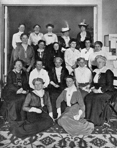 The international gathering of the women suffrage workers by Unbekannt