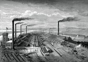 The Iron and Steel Works at Barrow