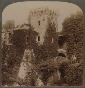 The Ivy-Clad Towers of Raglan Castle, the Last Stronghold of Charles I, Monmouthshire, England