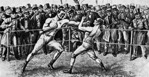 The Last Bare-Knuckle Fight, Farnborough, Hampshire, 17th April 1860 by Unbekannt