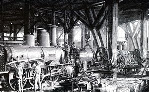 The Manufacture Floor of the Societe Alsacienne de Constructions Mecaniques