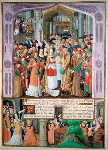 The marriage of Blanche and Fernando, 1269 by Unbekannt