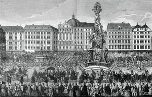 The Oath of Fealty to Maria Theresa as Archduchess of Austria, 22 November 1740 by Unbekannt