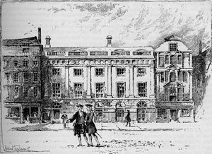 The Old East India House in 1630 by Unbekannt