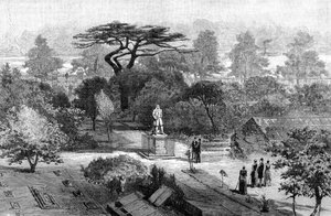 The old physic garden, Chelsea, 1890
