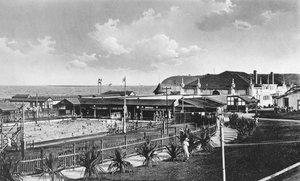 The Open Air Swimming Baths, Durban, South Africa by Unbekannt