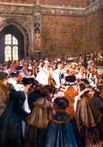 The Opening of Parliament by King Edward VII by Unbekannt