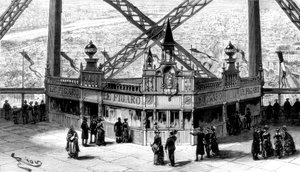 The Pavilion of the Figaro, on the Second Storey of the Eiffel Tower, Paris