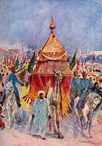 The Procession of the Mahmal, Cairo, Egypt by Unbekannt