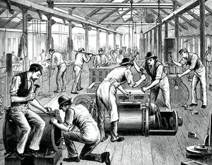 The pump shop in a Cornwall works by Unbekannt