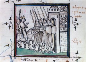 The Return of Charles VI of France After the Battle of Rosbecque by Unbekannt