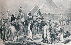 The Royal Party Leaving the Encampment at Giza, Egypt