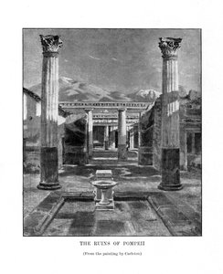 The Ruins of Pompeii, Italy, 19th Century by Unbekannt
