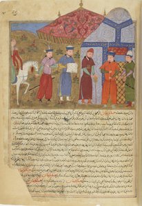 The Siege of Beijing. Miniature from Jami al-Tawarikh Universal History