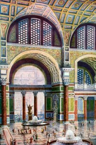 The Tepidarium of the Baths of Caracalla, Rome, Italy by Unbekannt